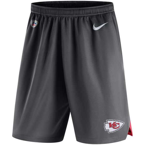 Men's Kansas City Chiefs Nike Charcoal Knit Performance Shorts,We sell and wholesale Men's Kansas City Chiefs Nike Charcoal Knit Performance Shorts on line form chian!